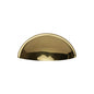 Half Moon Cabinet Drawer Pull by M Marcus - Heritage Brass