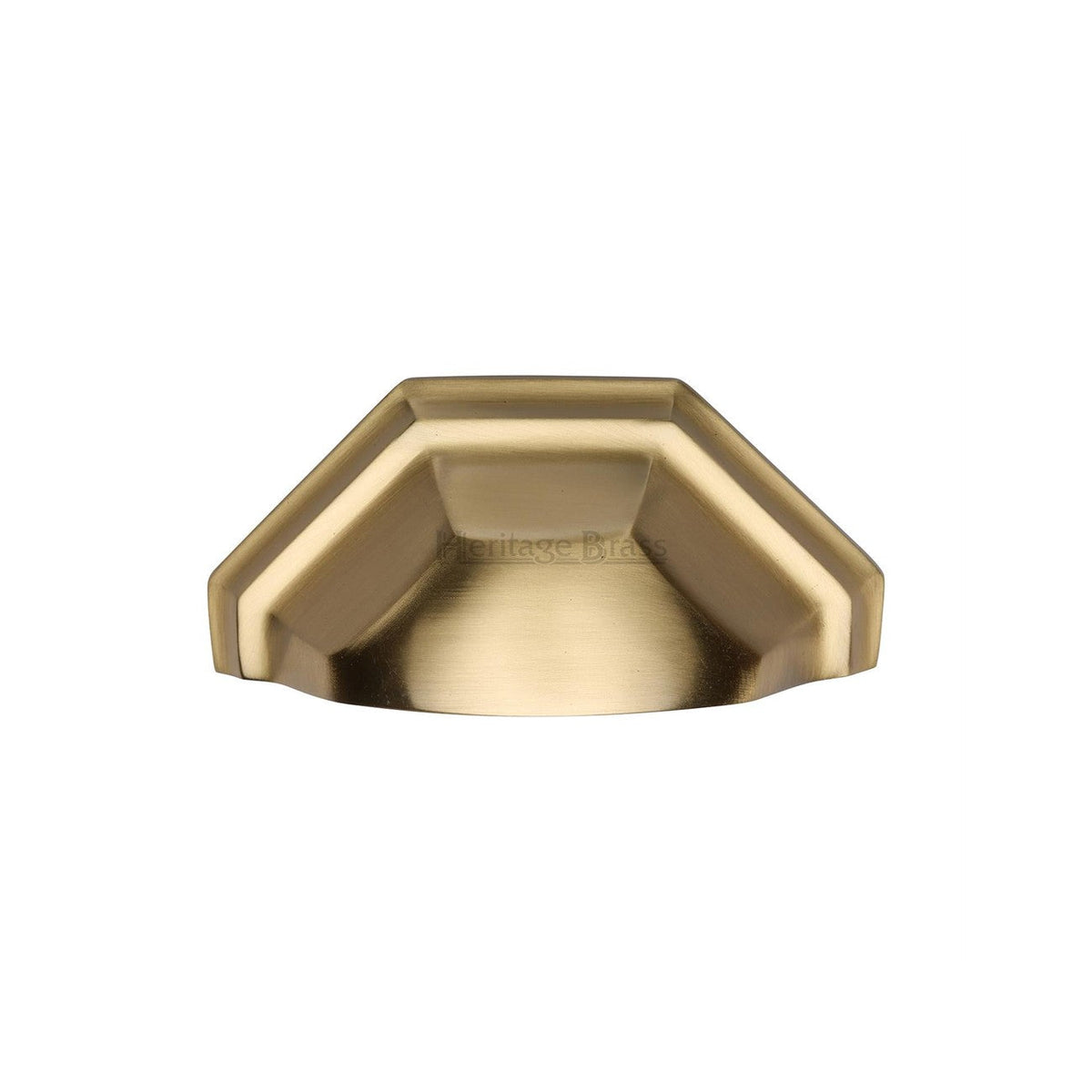 Deco Cabinet Drawer Pull by M Marcus - Heritage Brass