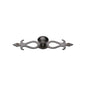 Oval Cabinet Knob with Backplate by M Marcus - Heritage Brass