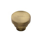 Round Stepped Cabinet Knob by M Marcus - Heritage Brass