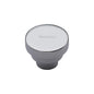 Round Stepped Cabinet Knob by M Marcus - Heritage Brass