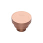 Round Stepped Cabinet Knob by M Marcus - Heritage Brass