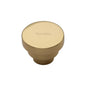 Round Stepped Cabinet Knob by M Marcus - Heritage Brass