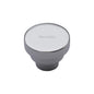 Round Stepped Cabinet Knob by M Marcus - Heritage Brass