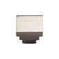 Square Stepped Cabinet Knob by M Marcus - Heritage Brass