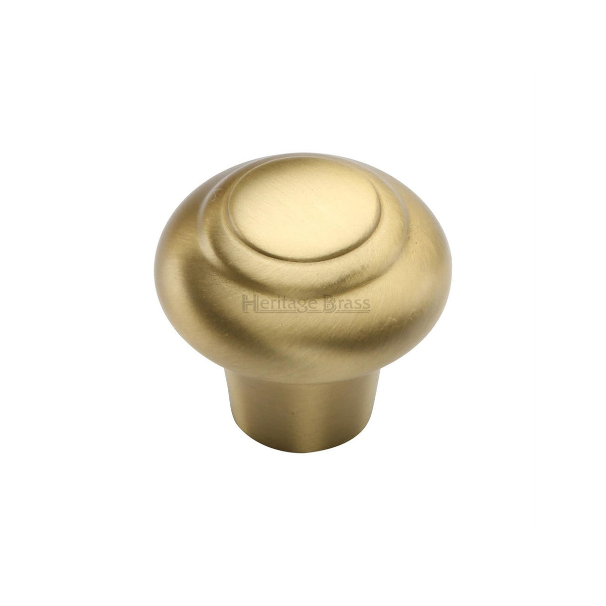 Round Bead Cabinet Knob by M Marcus - Heritage Brass
