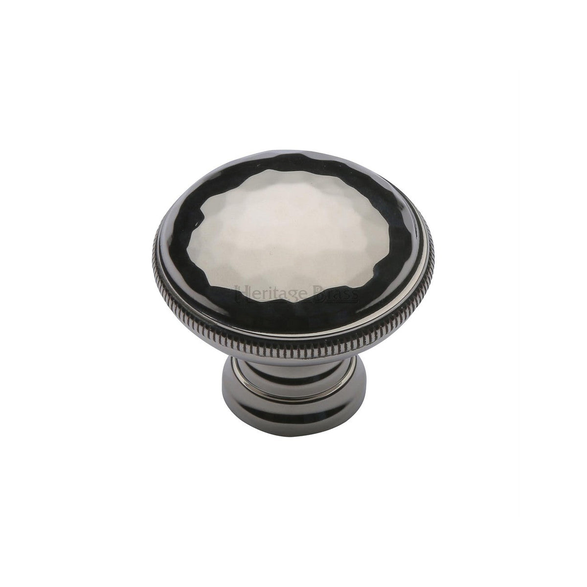 Diamond Cut Cabinet Knob. by M Marcus - Heritage Brass