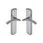 Centaur Door Handle on Plate by M Marcus - Heritage Brass