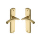 Centaur Door Handle on Plate by M Marcus - Heritage Brass
