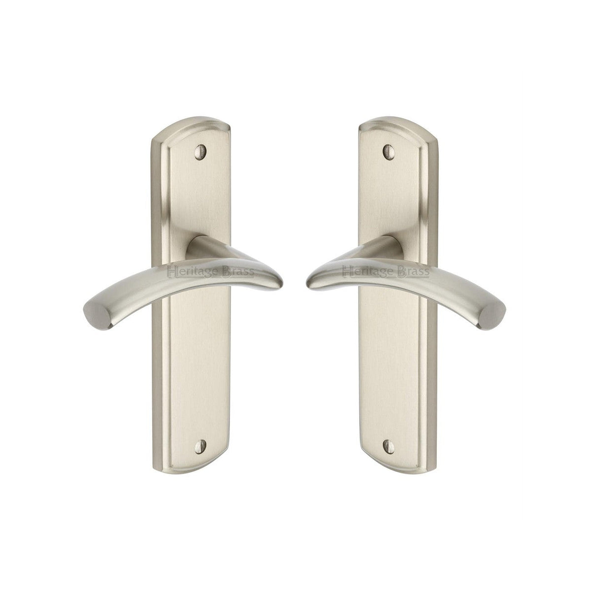 Centaur Door Handle on Plate by M Marcus - Heritage Brass