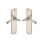 Centaur Door Handle on Plate by M Marcus - Heritage Brass