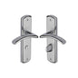 Centaur Door Handle on Plate by M Marcus - Heritage Brass