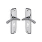 Centaur Door Handle on Plate by M Marcus - Heritage Brass