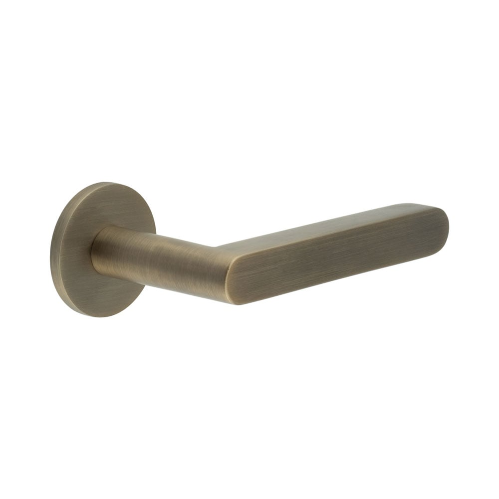 CRES-101 Sprung Round Rose Door Handle by Cres By Frelan