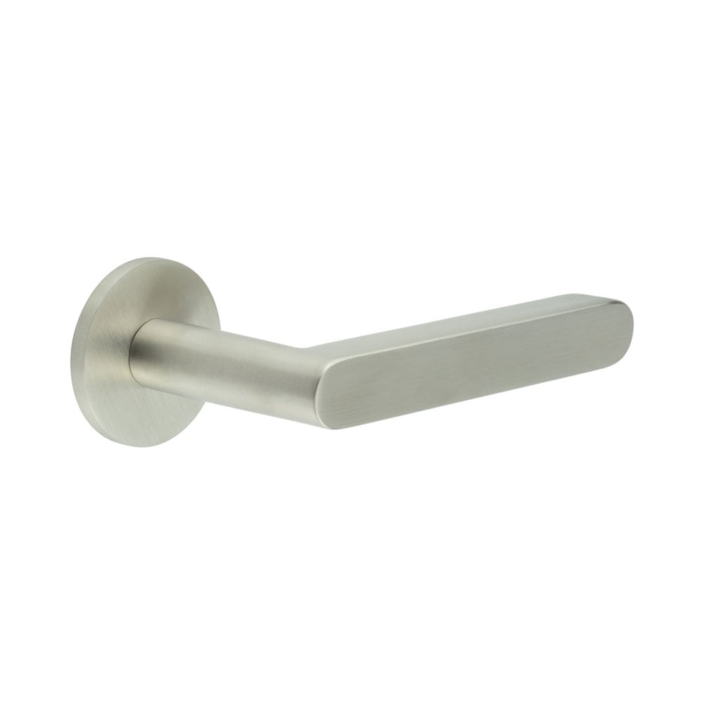 CRES-101 Sprung Round Rose Door Handle by Cres By Frelan