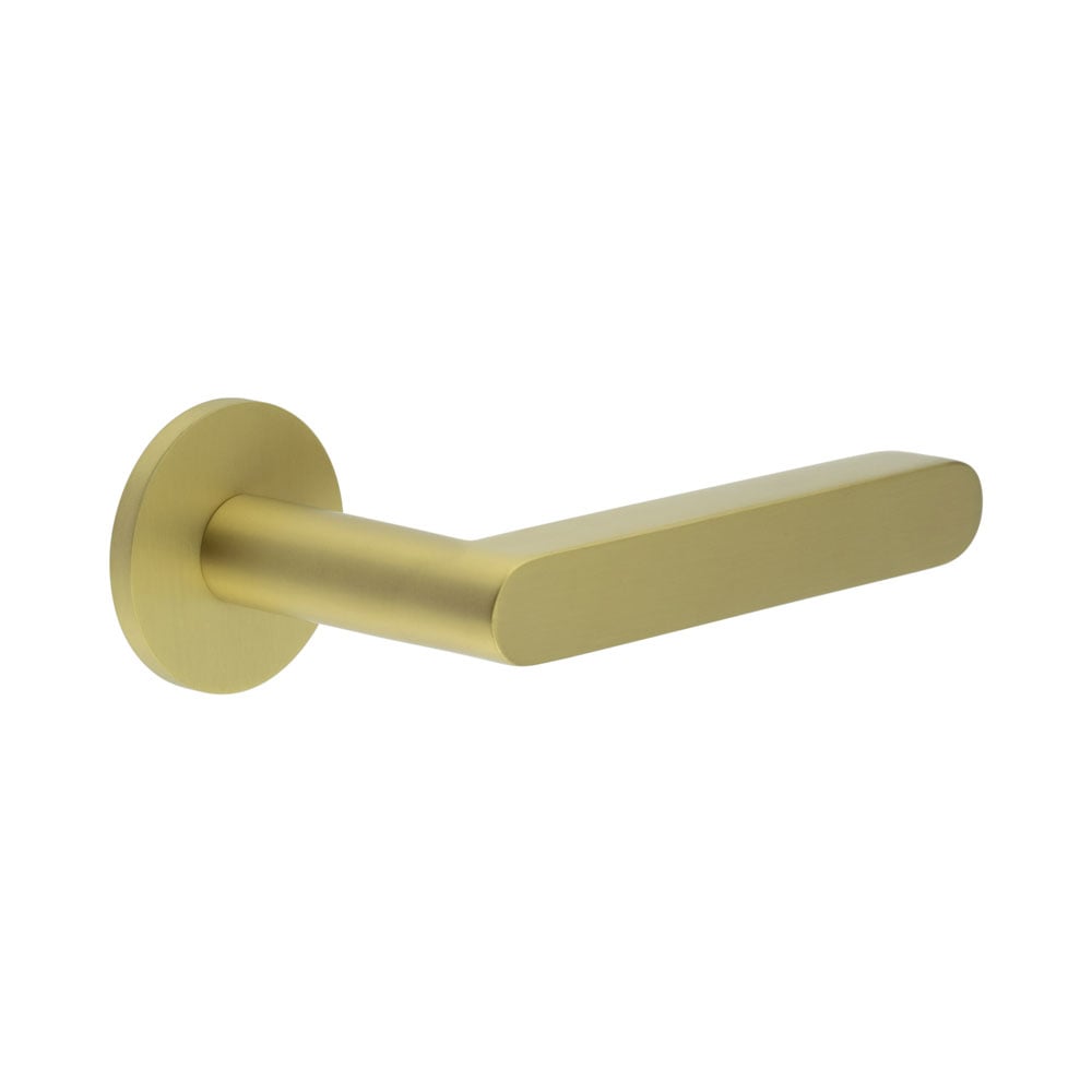 CRES-101 Fixed Dead Round Rose Door Handle by Cres By Frelan