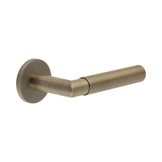 CRES-102 Fixed Dead Round Rose Door Handle by Cres By Frelan