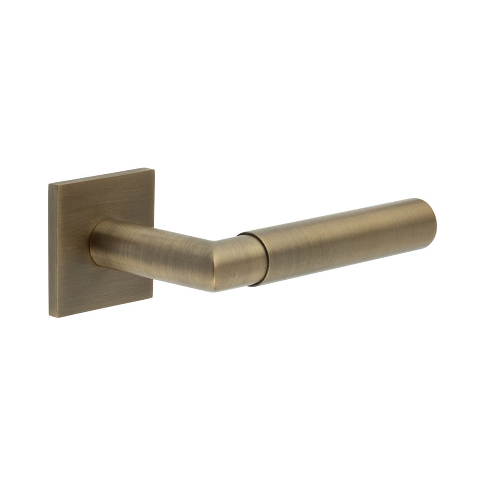 CRES-102 Sprung Square Rose Door Handle by Cres By Frelan