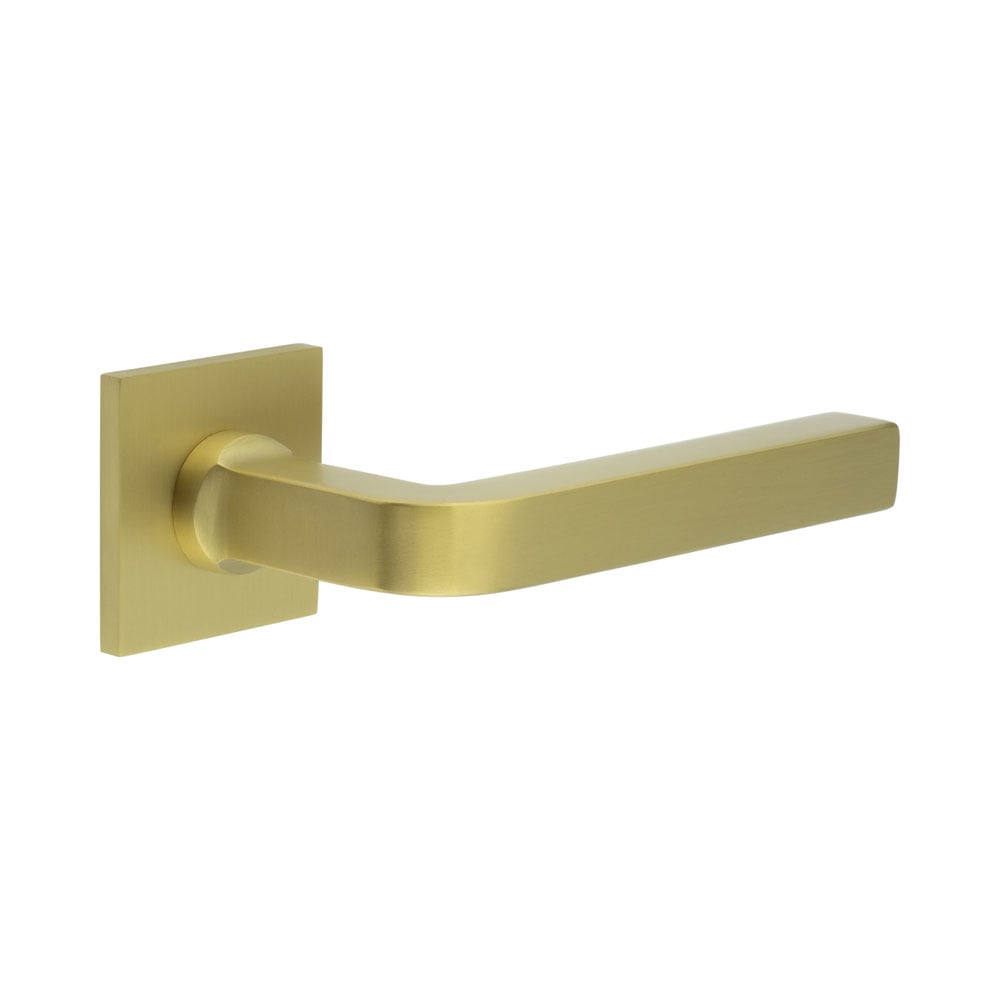 CRES-104 Sprung Square Rose Door Handle by Cres By Frelan