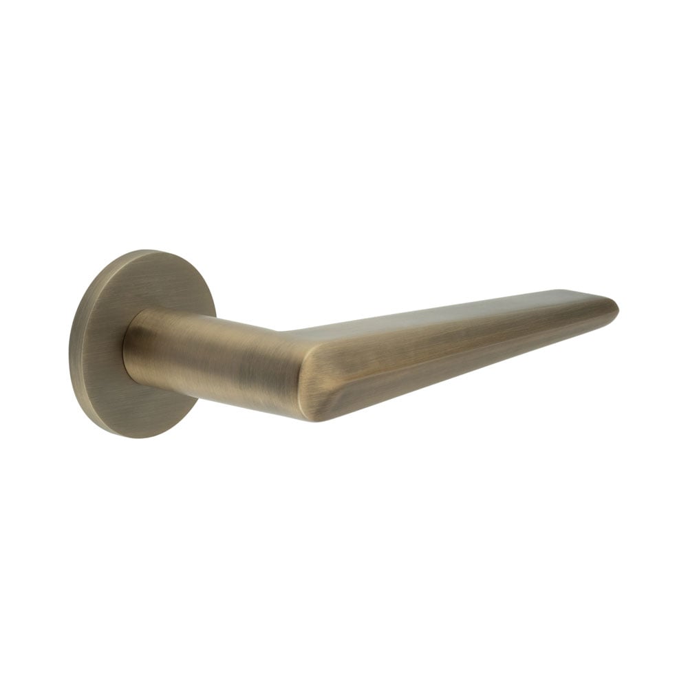 CRES-107 Sprung Round Rose Door Handle by Cres By Frelan