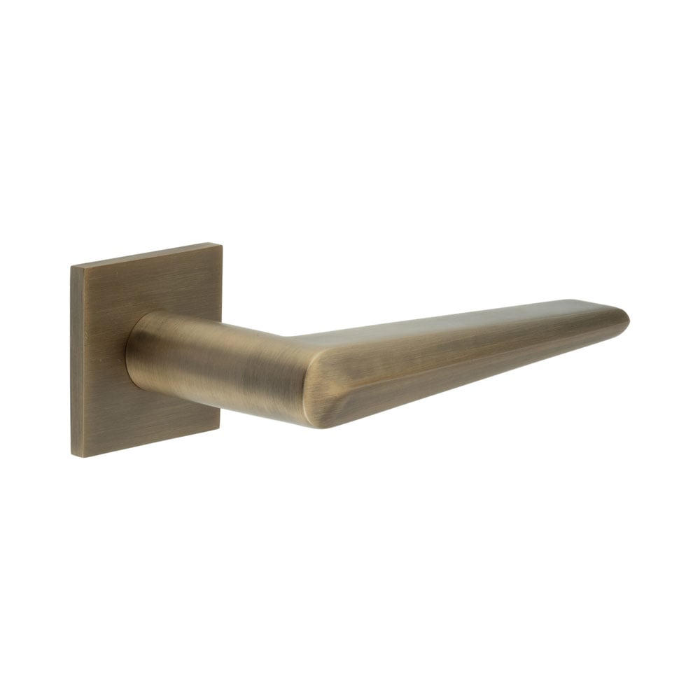 CRES-107 Sprung Square Rose Door Handle by Cres By Frelan