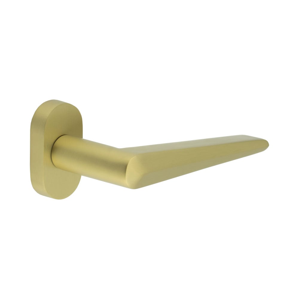 CRES-107 Multi Point Oval Rose Door Handle by Cres By Frelan
