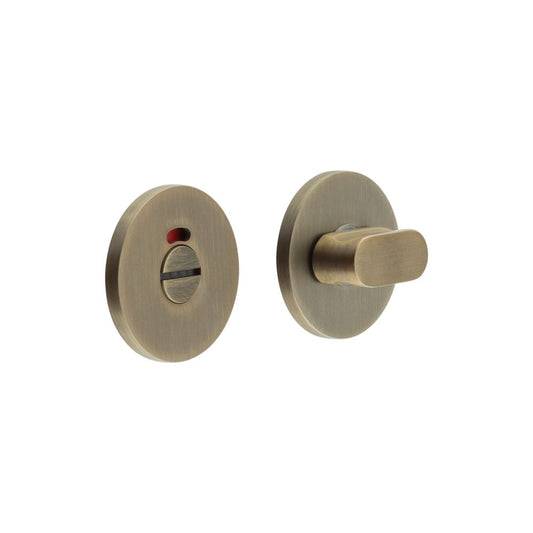 CRES-801 Thumb Turn & Lock Round Rose w/ Indicator by Cres By Frelan