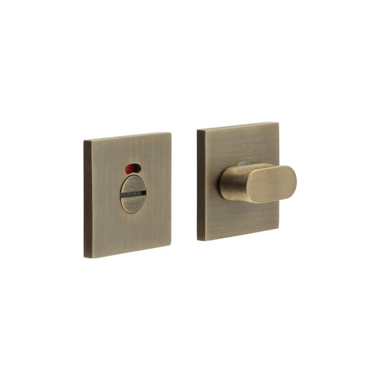 CRES-801 Thumb Turn & Lock Square Rose w/ Indicator by Cres By Frelan