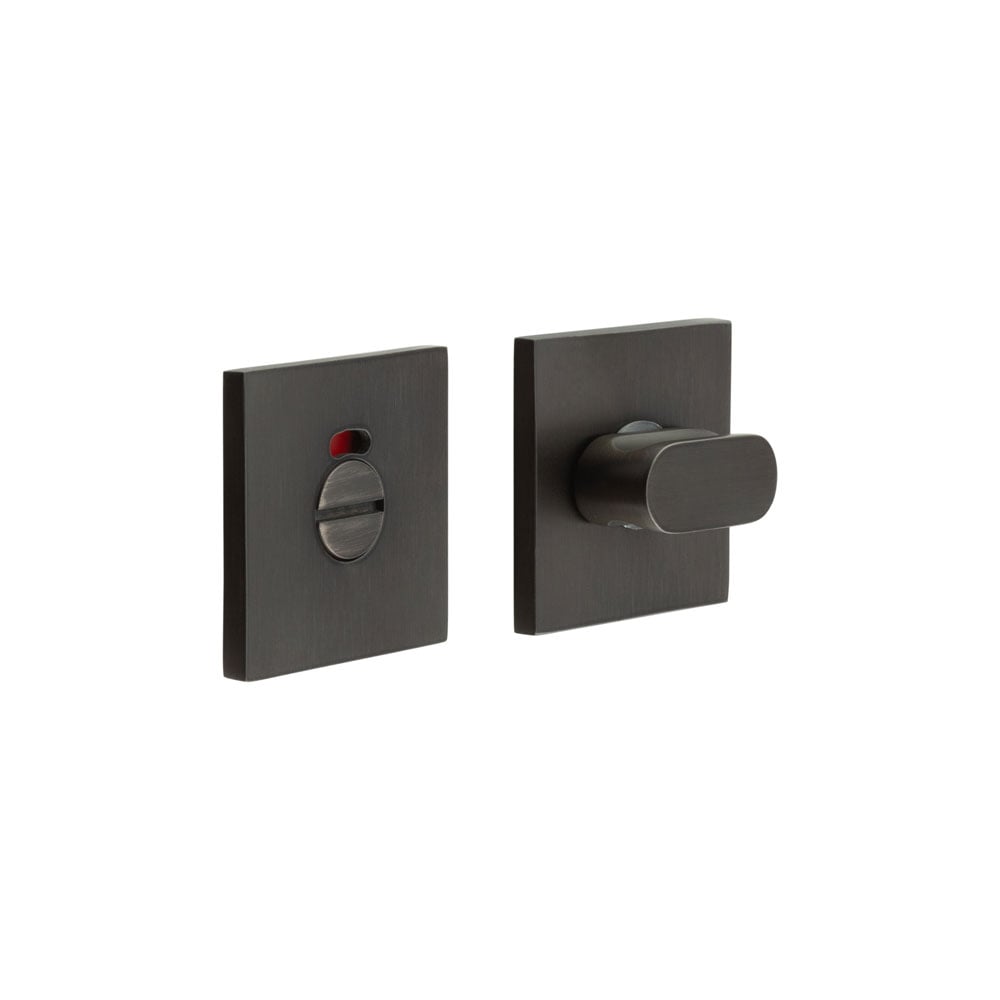 CRES-801 Thumb Turn & Lock Square Rose w/ Indicator by Cres By Frelan