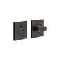 CRES-801 Thumb Turn & Lock Square Rose w/ Indicator by Cres By Frelan