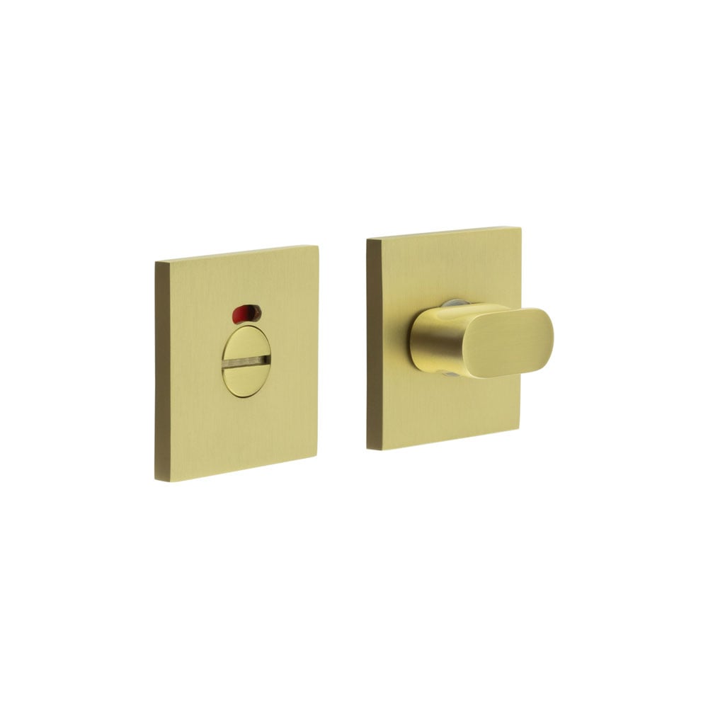 CRES-801 Thumb Turn & Lock Square Rose w/ Indicator by Cres By Frelan