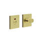 CRES-801 Thumb Turn & Lock Square Rose w/ Indicator by Cres By Frelan