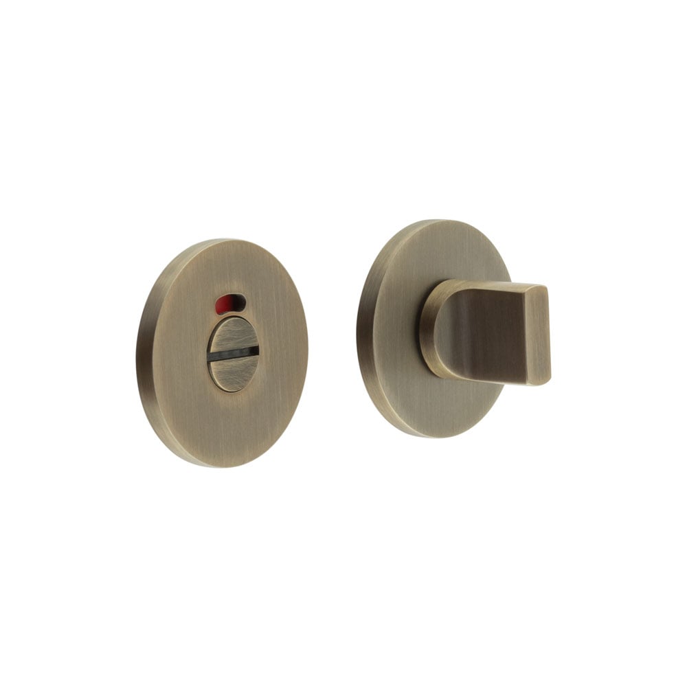 CRES-802 Thumb Turn & Lock Round Rose w/ Indicator by Cres By Frelan