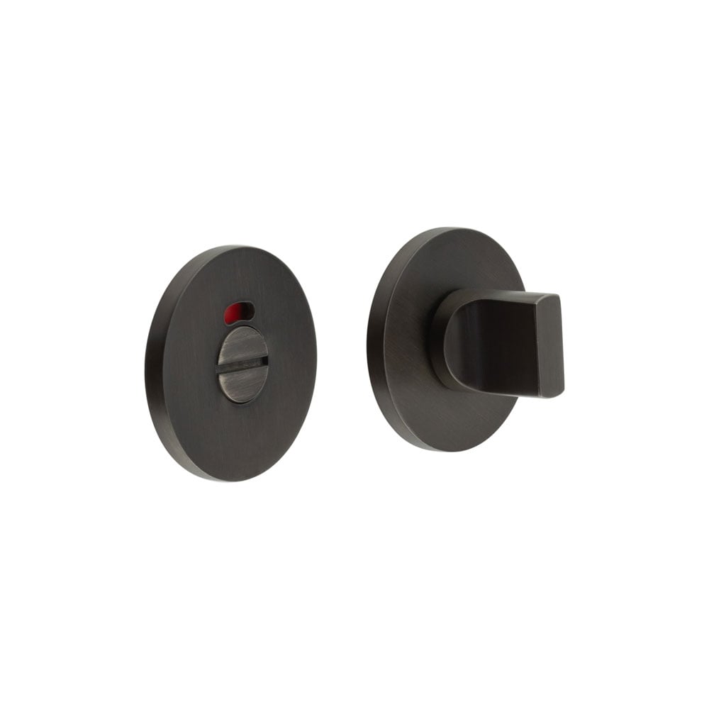 CRES-802 Thumb Turn & Lock Round Rose w/ Indicator by Cres By Frelan