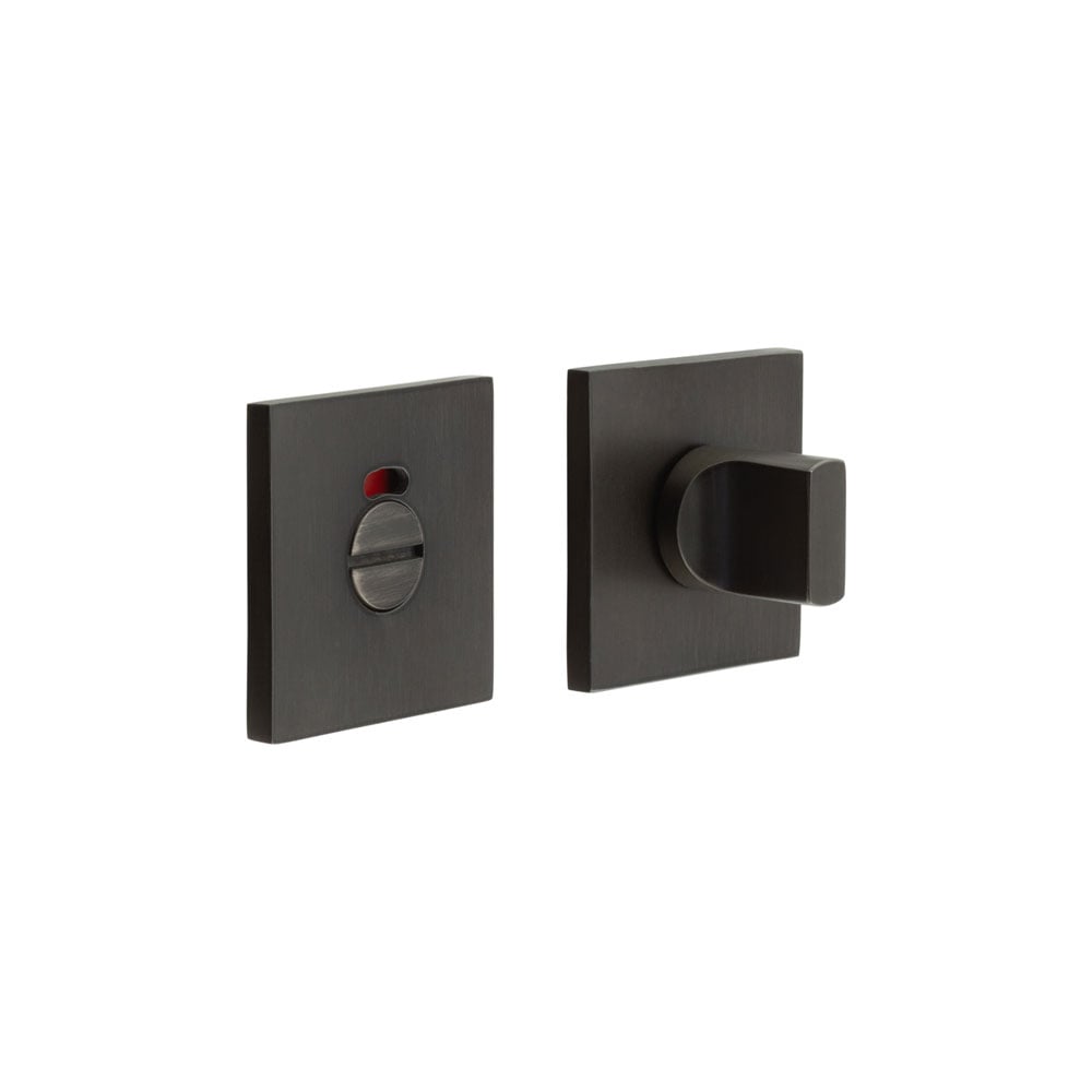 CRES-802 Thumb Turn & Lock Square Rose w/ Indicator by Cres By Frelan