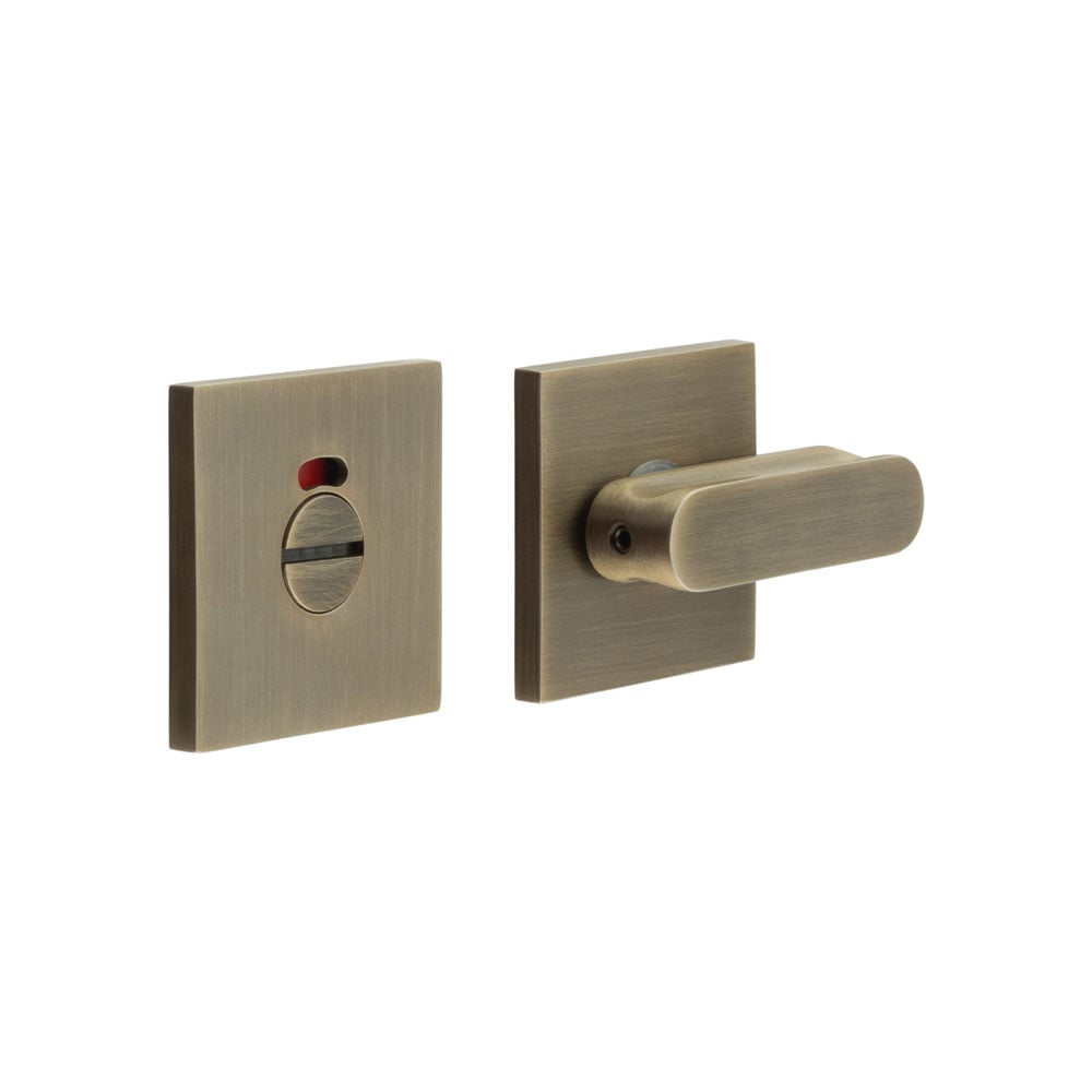 CRES-803 Thumb Turn & Lock Square Rose w/ Indicator by Cres By Frelan