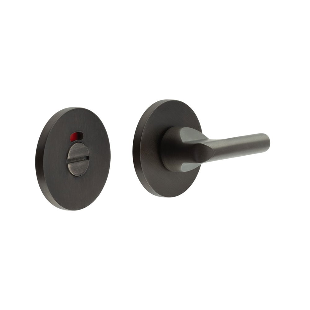 CRES-804 Thumb Turn & Lock Round Rose w/ Indicator by Cres By Frelan