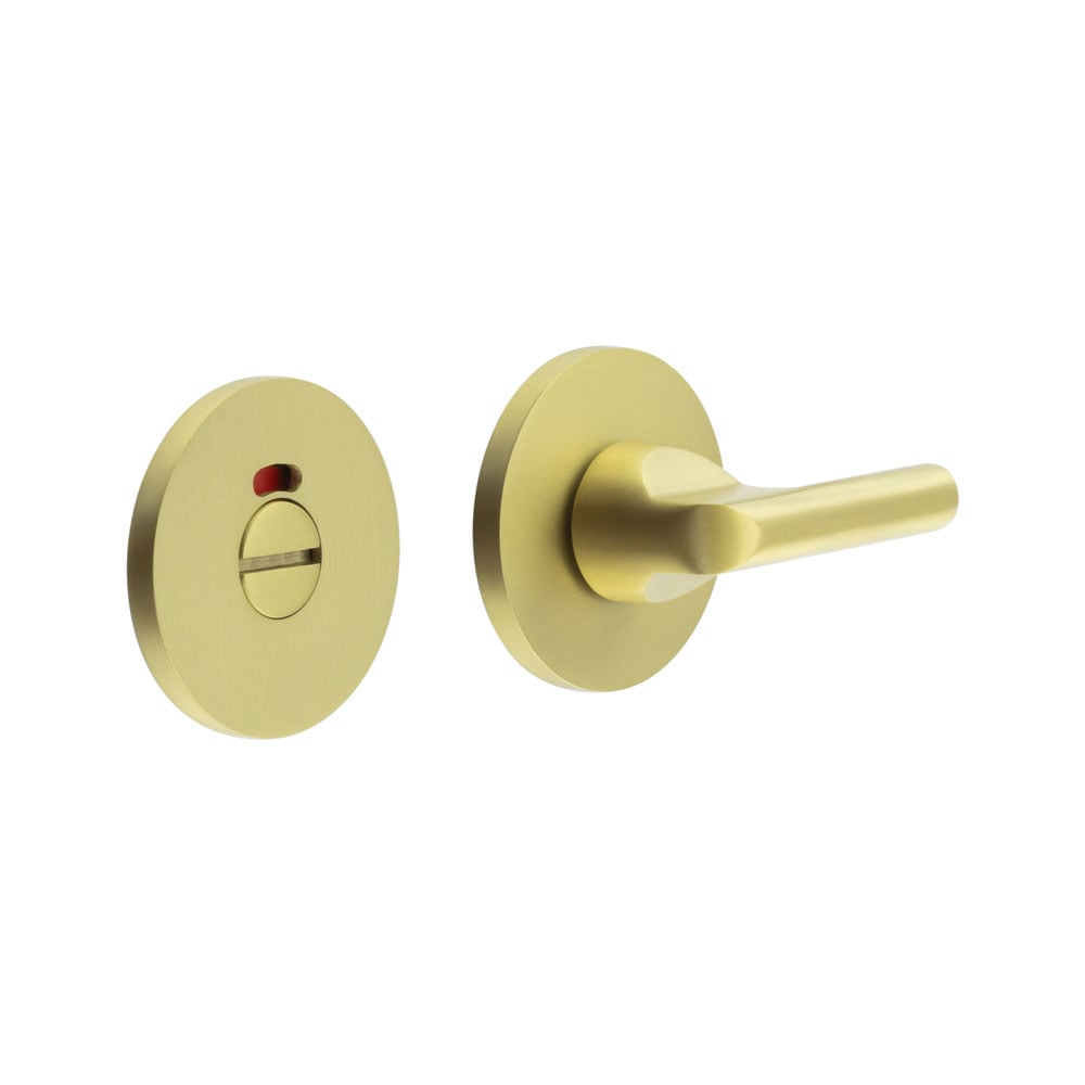 CRES-804 Thumb Turn & Lock Round Rose w/ Indicator by Cres By Frelan