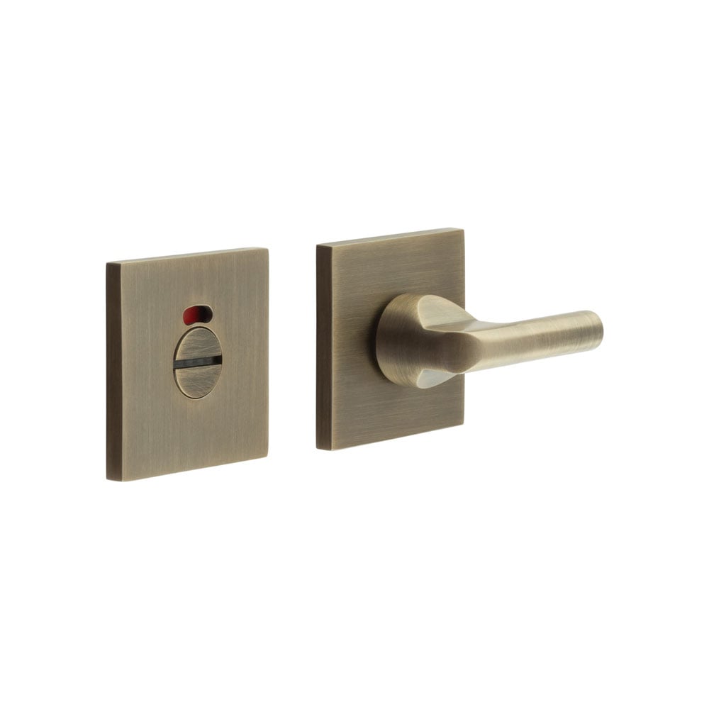 CRES-804 Thumb Turn & Lock Square Rose w/ Indicator by Cres By Frelan