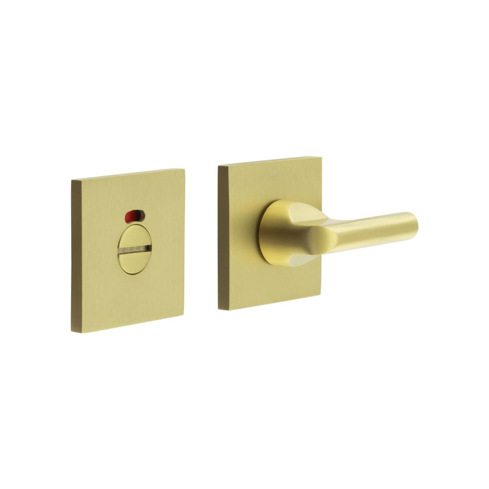 CRES-804 Thumb Turn & Lock Square Rose w/ Indicator by Cres By Frelan
