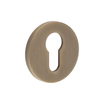 CRES-S10 Euro Keyway Round Rose Escutcheon by Cres By Frelan