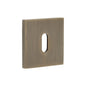 CRES-T10 Standard Keyway Square Rose Escutcheon by Cres By Frelan