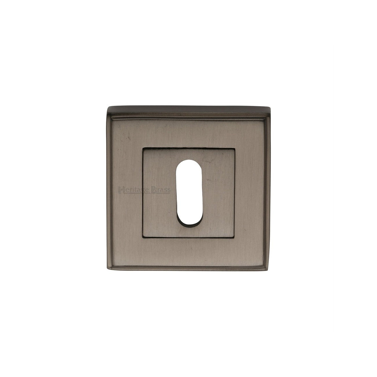 Standard Key Escutcheon Square - DEC7000 by M Marcus - Heritage Brass
