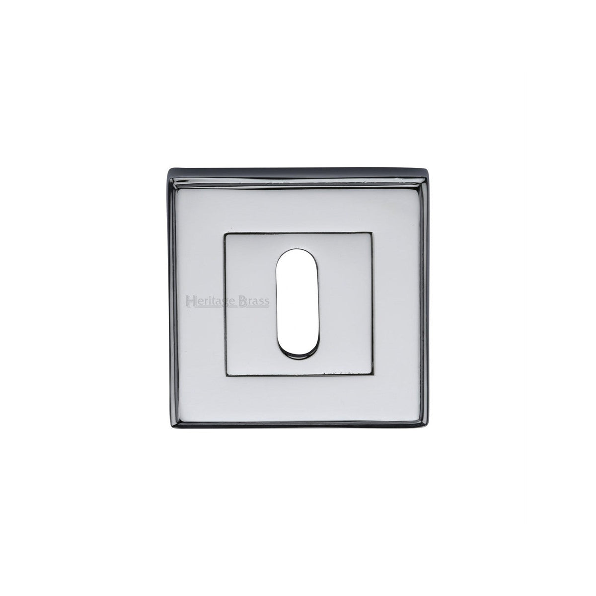 Standard Key Escutcheon Square - DEC7000 by M Marcus - Heritage Brass