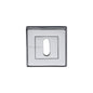 Standard Key Escutcheon Square - DEC7000 by M Marcus - Heritage Brass