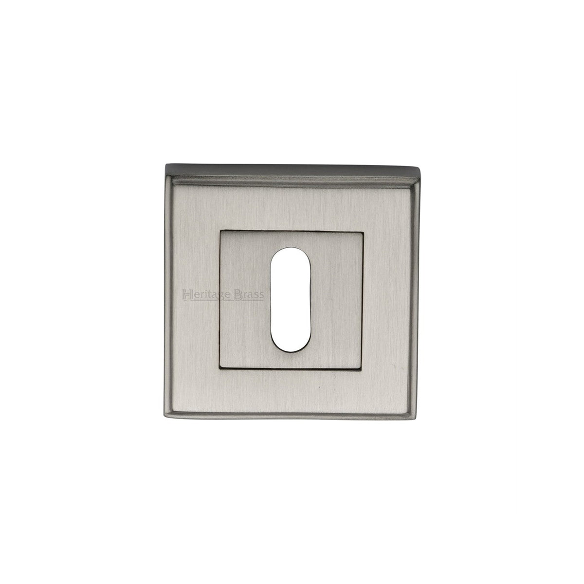 Standard Key Escutcheon Square - DEC7000 by M Marcus - Heritage Brass