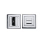Square Bathroom Turn & Release - DEC7030 by M Marcus - Heritage Brass