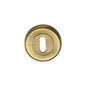 Standard Key Escutcheon Round - ERD7000 - Antique Brass