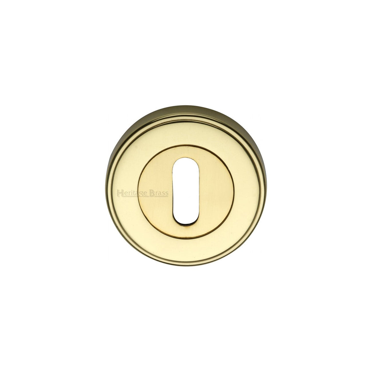 Standard Key Escutcheon Round - ERD7000 by M Marcus - Heritage Brass