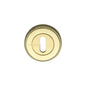 Standard Key Escutcheon Round - ERD7000 by M Marcus - Heritage Brass